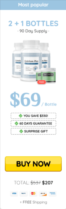 Quietum Plus price 3 bottle